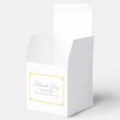 Yellow Deko Chic Wedding Geschenkschachtel (Geöffnet)