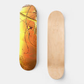 Yellow Design Skateboard (Vorderseite)