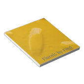 Yellow Diamondplate Notepad Notizblock (angewinkelt)