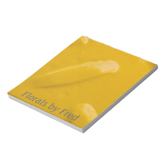 Yellow Diamondplate Notepad Notizblock (Rotiert)