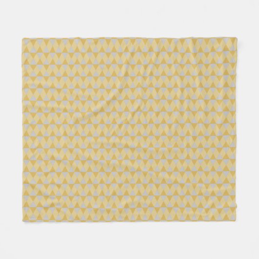 Yellow diamonds fleecedecke (Vorderseite (Horizontal))
