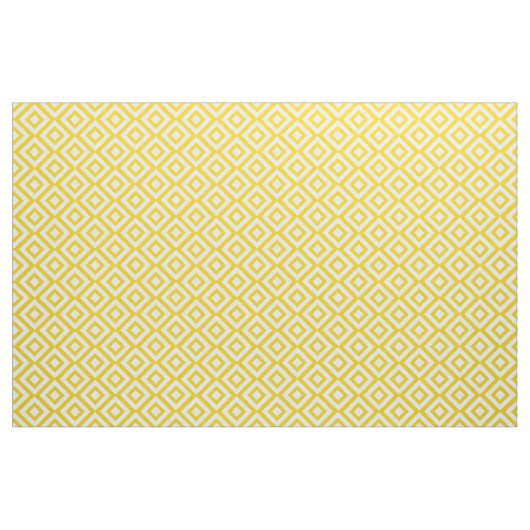 Yellow Diamonds Pattern Stoff (Fat Quarter (45,7 x 55,9 cm))
