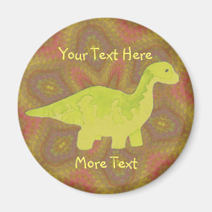 Yellow Dino Magnet