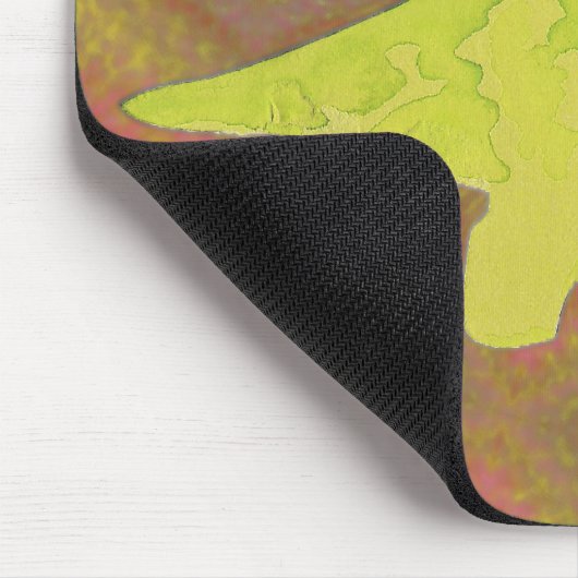 Yellow Dino Mousepad (Ecke)