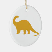 Yellow Dinosaurier Keramik Ornament (Rechts)
