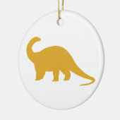 Yellow Dinosaurier Keramik Ornament (Links)