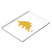Yellow Dinosaurier Notizblock (Linke Seite)