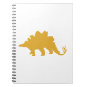 Yellow Dinosaurier Notizblock (Vorderseite)
