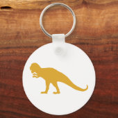 Yellow Dinosaurier Schlüsselanhänger (Vorderseite)