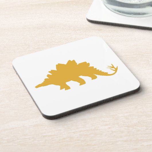 Yellow Dinosaurier Untersetzer (Linke Seite)