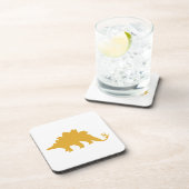 Yellow Dinosaurier Untersetzer (Rechte Seite)