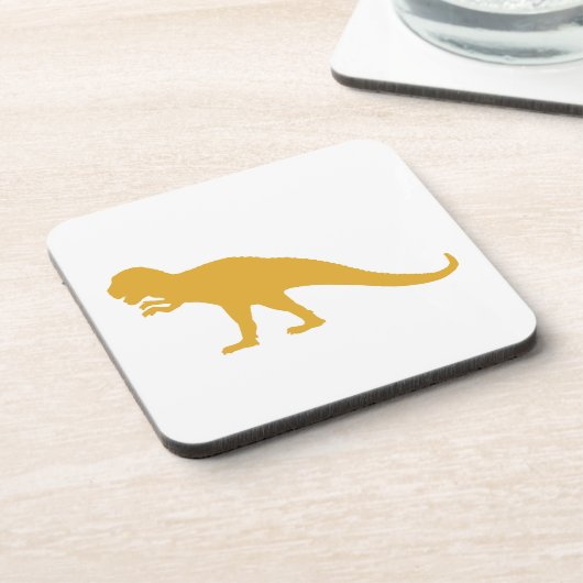 Yellow Dinosaurier Untersetzer (Linke Seite)