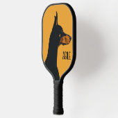 Yellow Doberman Pickleball Schläger (Links)