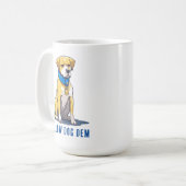 Yellow Dog Democrat Politics President USA 2024 Kaffeetasse (Vorderseite Links)