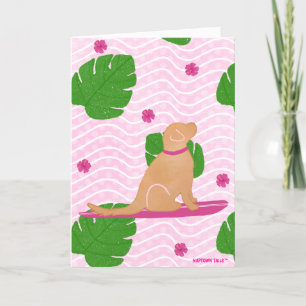 Yellow Dog geklappte Karte zum Surfen auf Island