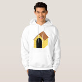 Yellow Doghouse Mens Hoodie (Vorne ganz)
