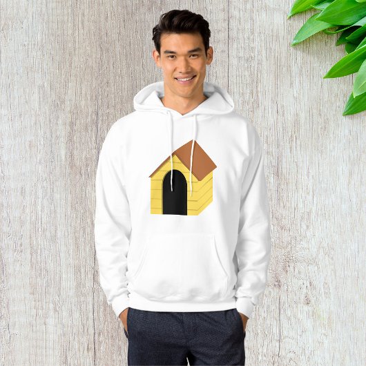 Yellow Doghouse Mens Hoodie