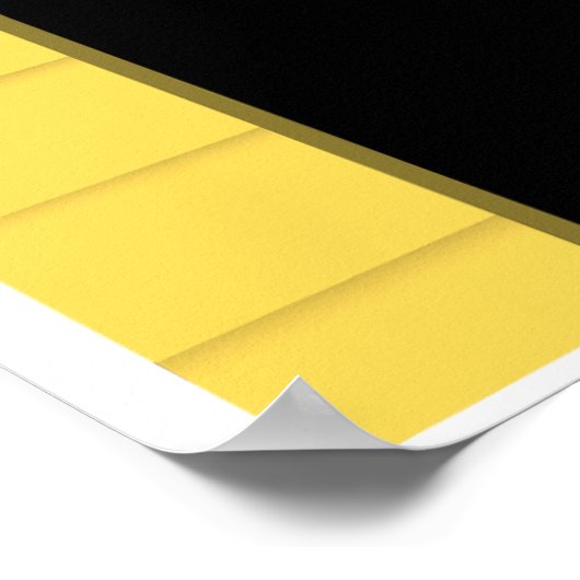 Yellow Doghouse Poster (Ecke)