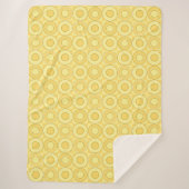 Yellow Donut Karo Sherpadecke (Vorderseite)