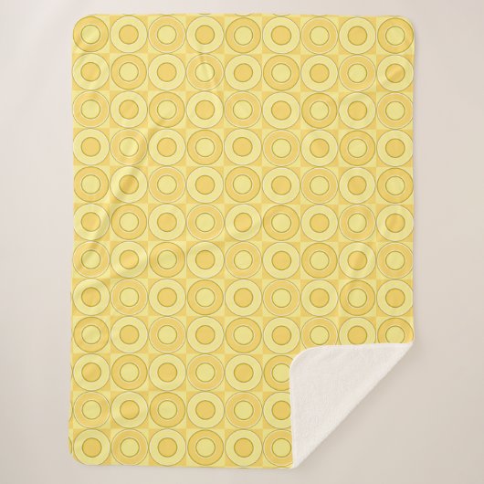 Yellow Donut Karo Sherpadecke (Vorderseite)
