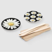 Yellow Dotted Daisy's Fächer (Non-assembled)