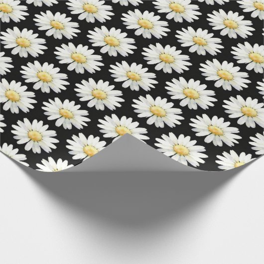 Yellow Dotted Daisy's Geschenkpapier (Ecke)