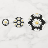 Yellow Dotted Daisy's Konfetti (Rückseiten)