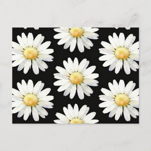 Yellow Dotted Daisy's Postkarte (Vorderseite)