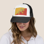 Yellow Dragon Hat Truckerkappe (Beispiel)