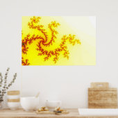 Yellow Dragon Poster (Küche)
