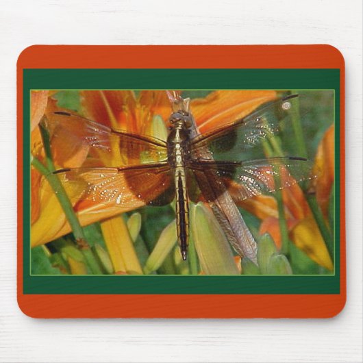 Yellow Dragonfly Mousepad (Vorne)
