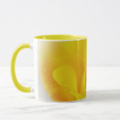 Yellow Dreamy Rose Petals Tasse Cup (Links)