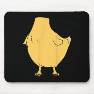 Yellow Duck Body Bly Halloween Kostüm Easy Duck Mousepad