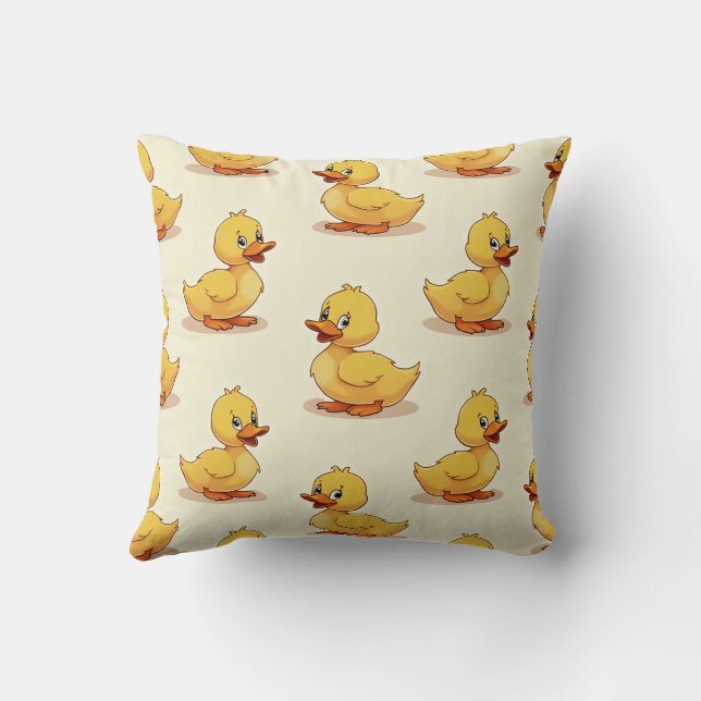 Yellow Duck Cushion Kissen (Rückseite)