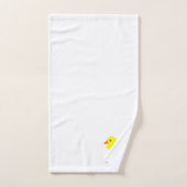 Yellow Duck Design Monogrammiert Badhandtuch Set (Handtuch)
