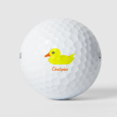 Yellow Duck Design Personalisiert Golfball (Vorderseite)