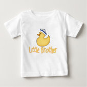 Yellow Duck Little Brother Baby T-shirt (Vorderseite)