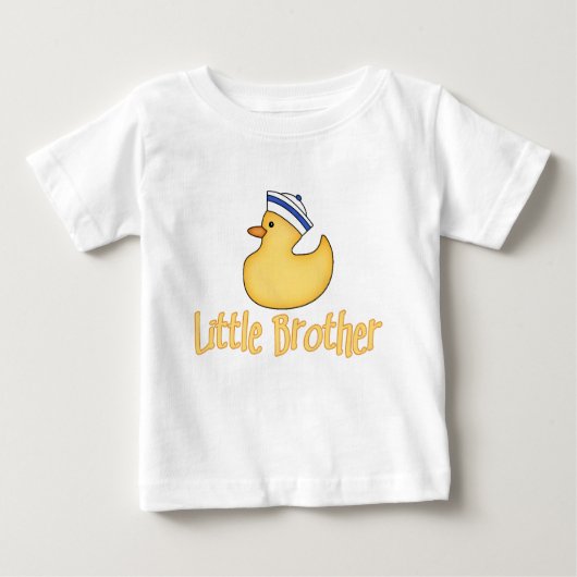 Yellow Duck Little Brother Baby T-shirt (Vorderseite)