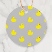 Yellow Duck Pop it Wenn sie Pop Geschenkanhänger (Rückseite)
