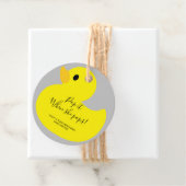 Yellow Duck Pop it Wenn sie Pop Geschenkanhänger (Beispiel)