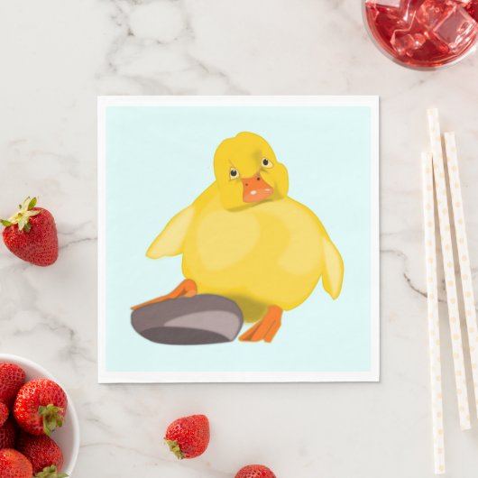 Yellow Duckling Napkins Serviette (Beispiel)