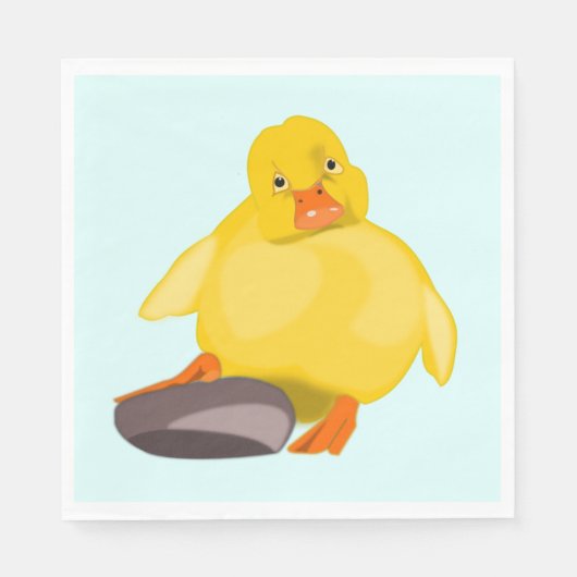 Yellow Duckling Napkins Serviette (Vorderseite)