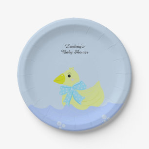 Yellow Ducky Baby Dusche Pappteller