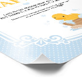 Yellow Ducky Late Night Diapers Game Sign Fotodruck (Ecke)