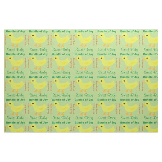 Yellow Ducky Stoff (Fat Quarter (45,7 x 55,9 cm))