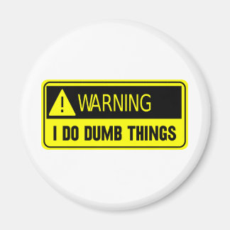 YELLOW DUMB MAGNET