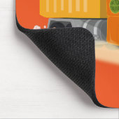 Yellow Dump Truck Cartoon für Kinder Mousepad (Ecke)
