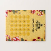 Yellow Elegante Christmas Bingo Jigsaw Puzzle (Horizontal)
