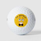 Yellow Emoji Golfball (Vorderseite)