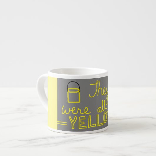 Yellow Espresso Cup Espressotasse (Vorderseite Links)